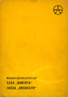 Tesla 526a - Navod k udrzbe 